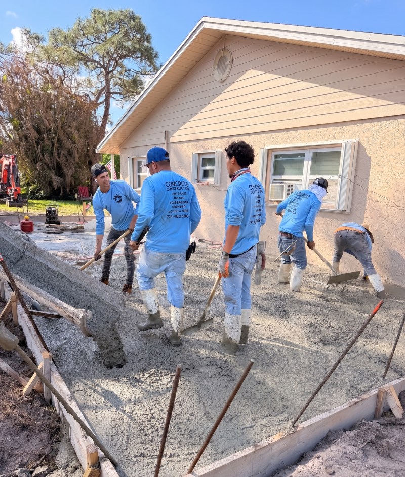 Venice Commercial Services concrete and construction project in Port St. Lucie.