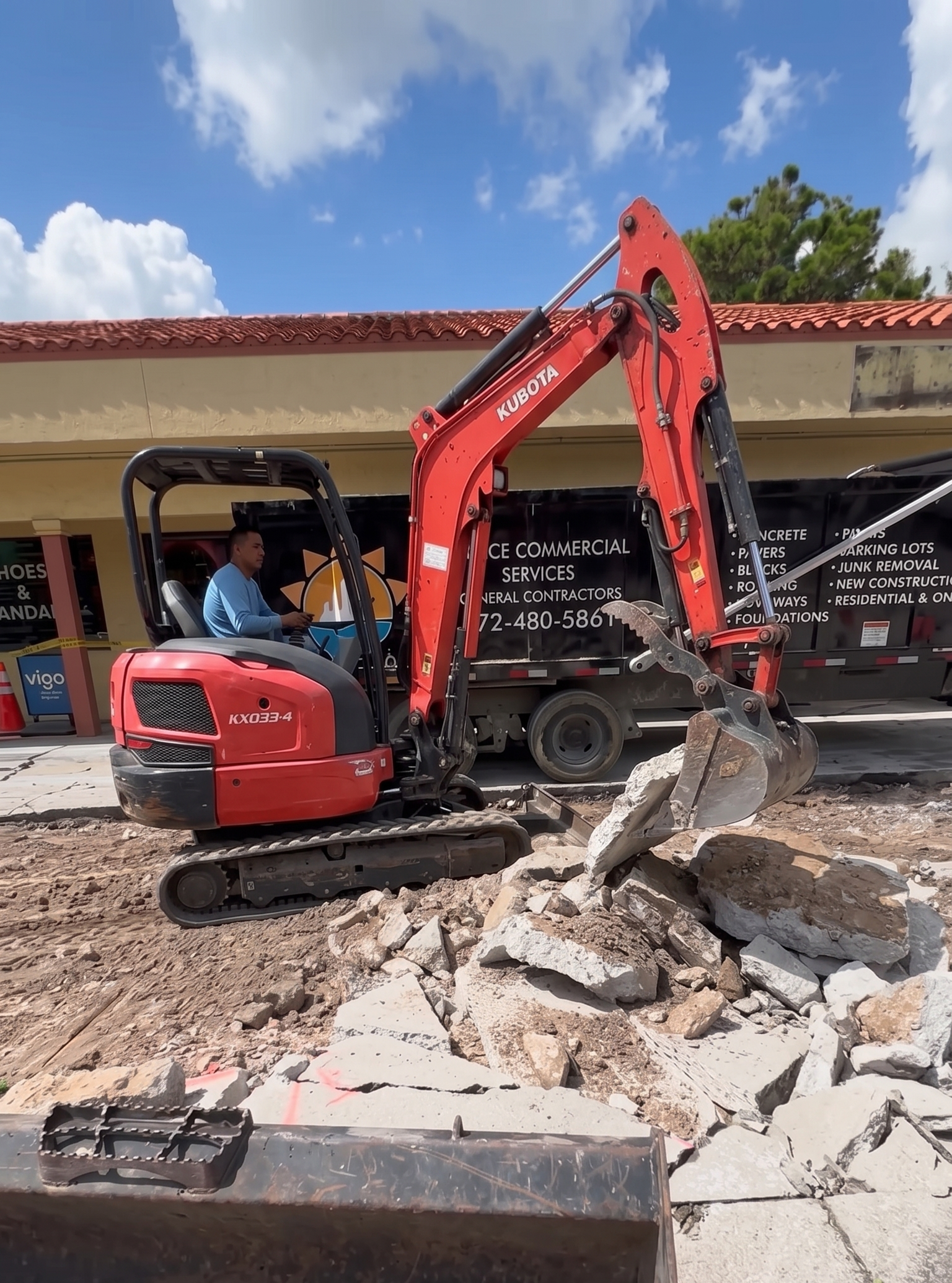 t's not just about concrete Venice Commercial Services concrete and construction project in Port St. Lucie.