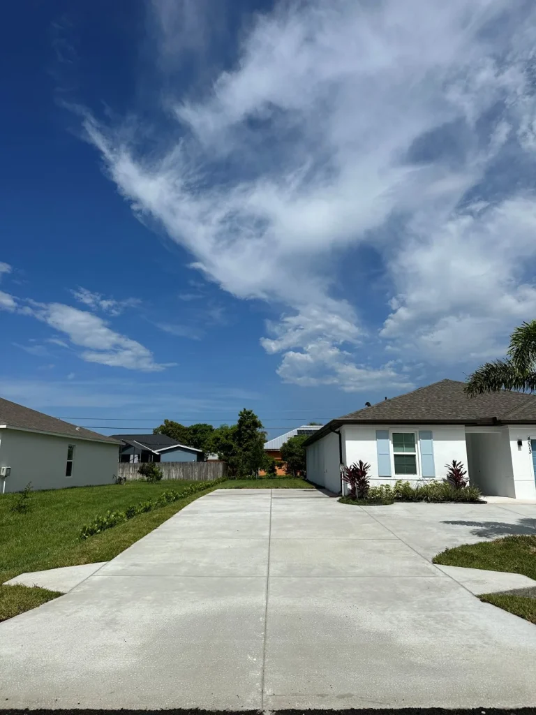 U-Turn Driveway 4 Venice Commercial Services concrete and construction project in Port St. Lucie.